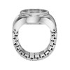 Montre FOSSIL watch ring femme bracelet acier inoxydable argent - vue VD4