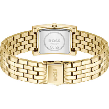 BOSS business woman watch stainless steel bracelet yellow gold
