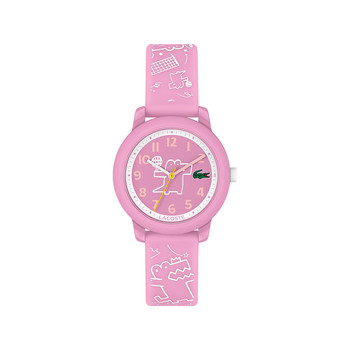 Montre LACOSTE enfant bracelet cuir rose