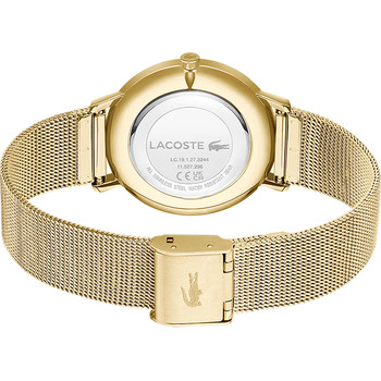 LACOSTE women's watch with yellow gold silicone bracelet