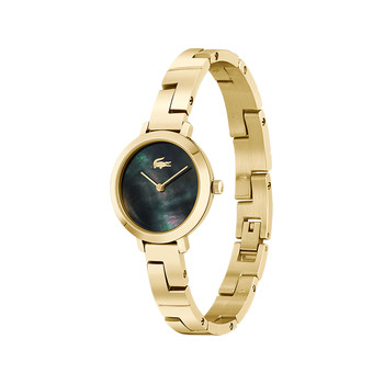 LACOSTE women's watch with gold stainless steel bracelet