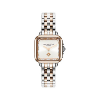 Montre OLIVIA BURTON femme bracelet acier inoxydable doré rose