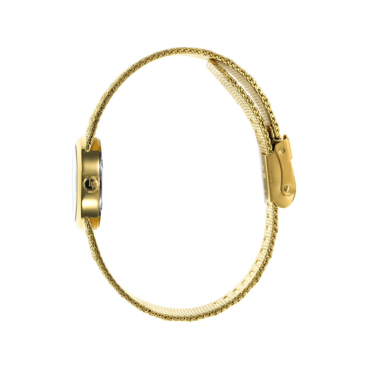 Montre LIP femme bracelet métal doré - vue 2