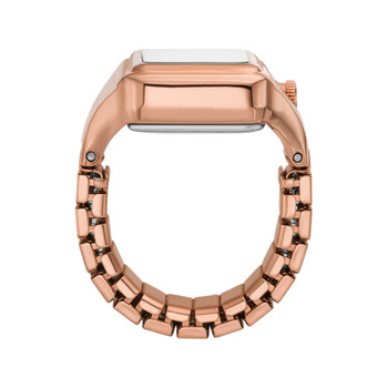 Montre FOSSIL watch ring femme bracelet acier inoxydable doré rose