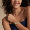 Montre FOSSIL Carlie femme bracelet acier inoxydable doré - vue Vporté 1