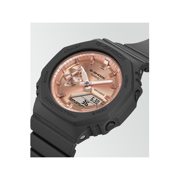 CASIO G-SHOCK ladies' watch with black resin bracelet