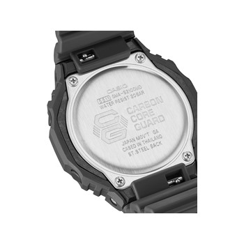 CASIO G-SHOCK ladies' watch with black resin bracelet