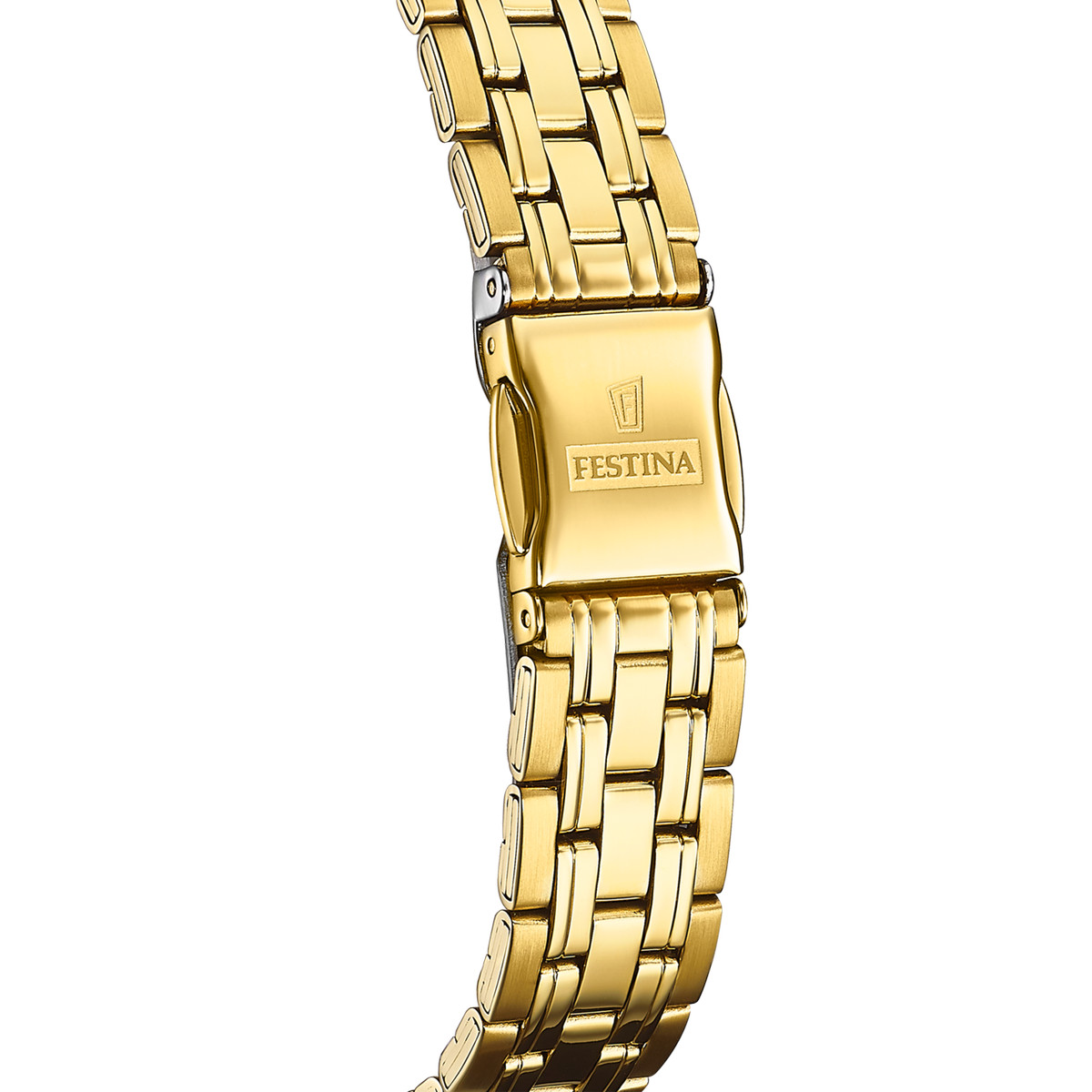 Montre FESTINA classique femme bracelet acier doré - vue D2