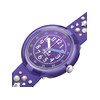 Montre FLIK FLAK Shine bright Stargazing enfant plastique biosourcé bracelet PET recyclé violet - vue V2