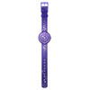 Montre FLIK FLAK Shine bright Stargazing enfant plastique biosourcé bracelet PET recyclé violet - vue VD1
