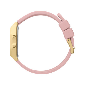 ICE WATCH Ice digit retro dameshorloge met roze siliconen band
