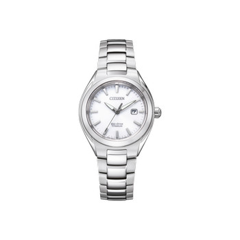 Montre CITIZEN super titanium ladies femme eco-drive, bracelet titane gris argent