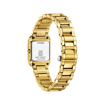 Montre CITIZEN CITIZEN l femme eco-drive, bracelet acier inoxydable doré