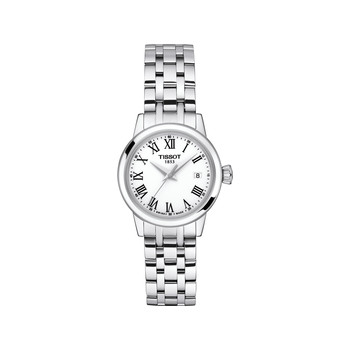 Montre TISSOT T-CLASSIC DREAM femme cadran blanc bracelet acier inoxydable