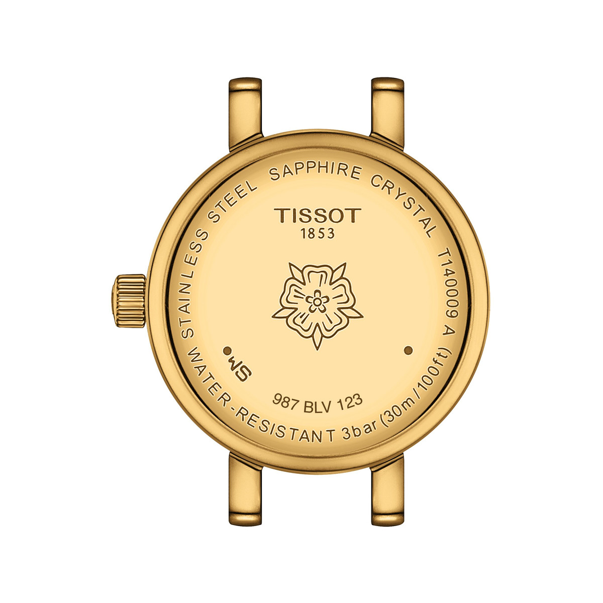 TISSOT T-LADY LOVELY ROUND ladies watch green dial green leather strap - view 3