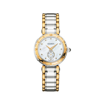 Montre BALMAIN downtown femme bracelet acier inoxydable bicolore jaune