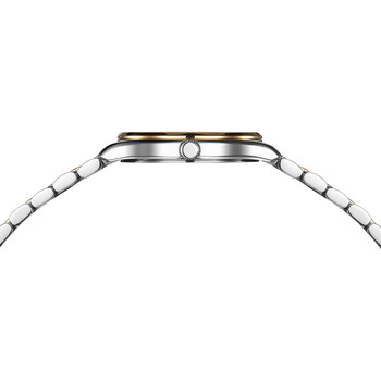 BALMAIN tradition dameshorloge roestvrijstalen schakelband tweekleurig geel