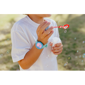 Montre Flik Flak summer splash enfant bracelet silicone bleu
