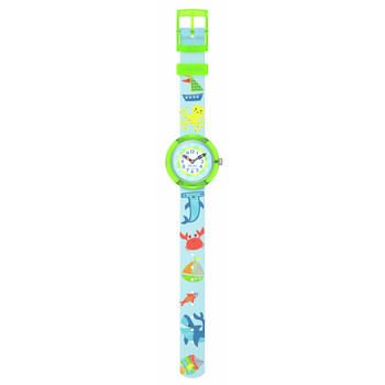 Montre Flik Flak x faber-castell enfant bracelet plastique bleu