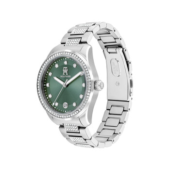 Montre TOMMY HILFIGER th85 crystals femme analogique,