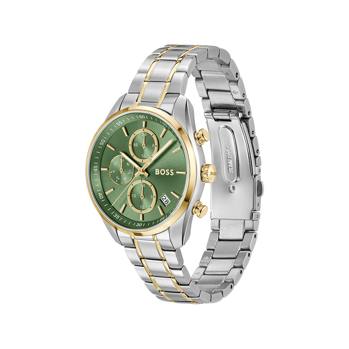 Montre BOSS sport lux femme bracelet acier - vue 2