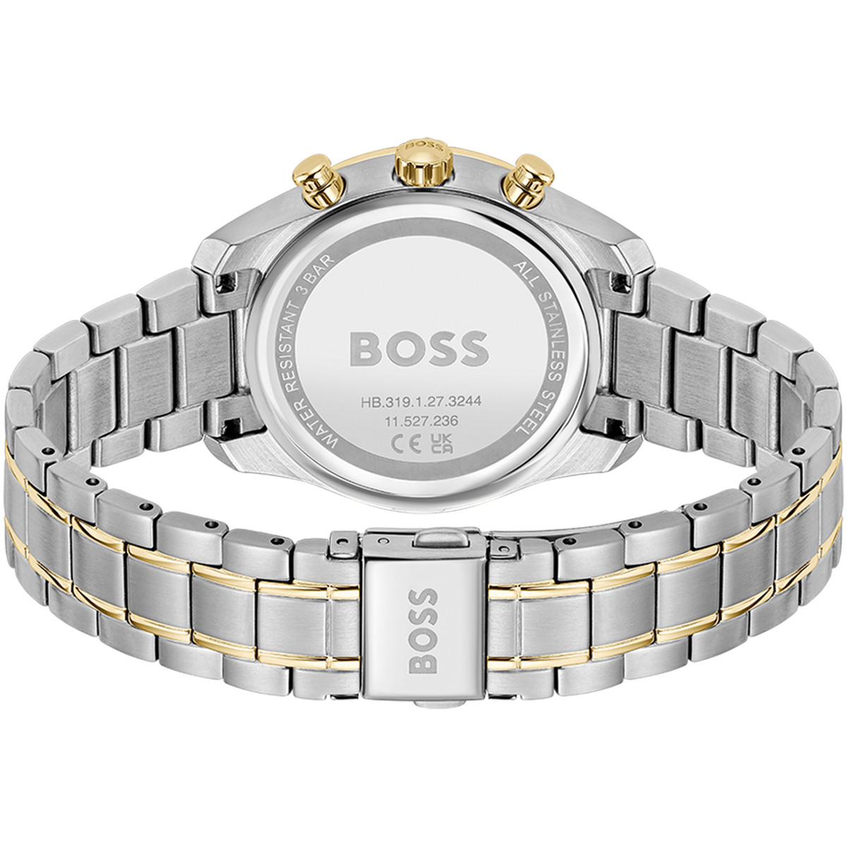 Montre BOSS sport lux femme bracelet acier - vue 3