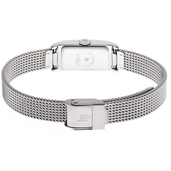Montre LIP femme analogique, bracelet métal argent