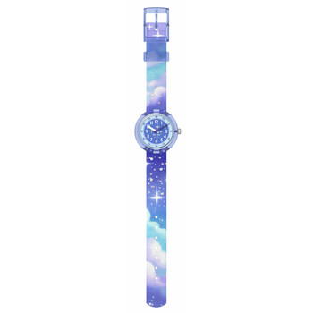 Montre FLIK FLAK mystic land enfant bracelet pet recycle violet