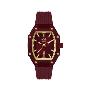 ICE WATCH ice boliday - burgundy analog ladies watch, red silicone strap