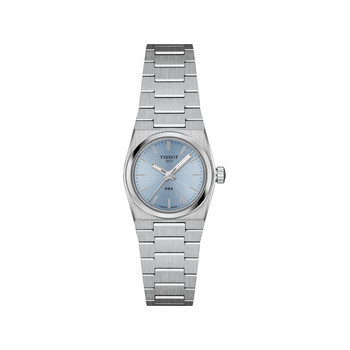 Montre TISSOT T-CLASSIC PRX femme cadran bleu bracelet acier inoxydable
