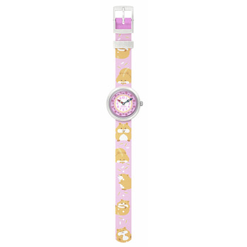 Watch flik flak friends fur-ever child bracelet pet recycle pink
