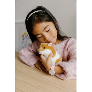 Watch flik flak friends fur-ever child bracelet pet recycle pink