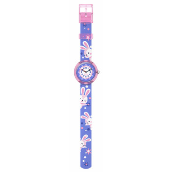 Montre flik flak friends fur-ever enfant bracelet pet recycle violet