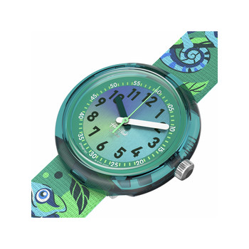 Watch flik flak friends fur-ever child bracelet pet recycle green