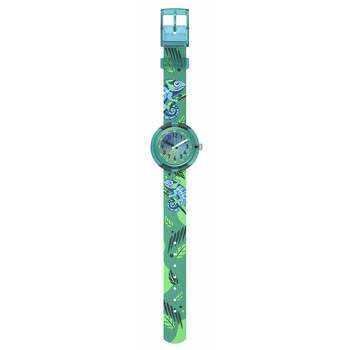 Watch flik flak friends fur-ever child bracelet pet recycle green
