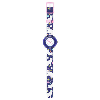 Montre flik flak friends fur-ever enfant bracelet pet recycle violet