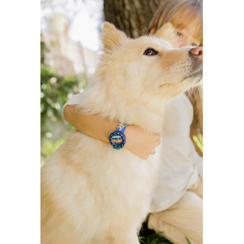 Montre flik flak friends fur-ever enfant bracelet pet recycle bleu