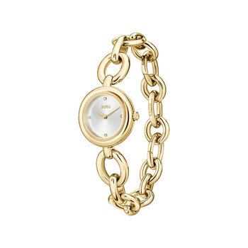 MONTRE BOSS FEMME Alive acier doré