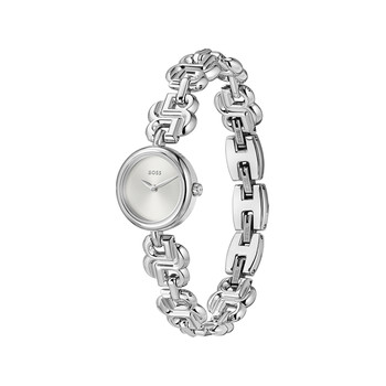 MONTRE BOSS FEMME Double b dressy acier