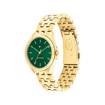 MONTRE TOMMY HILFIGER FEMME Jade acier cadran vert