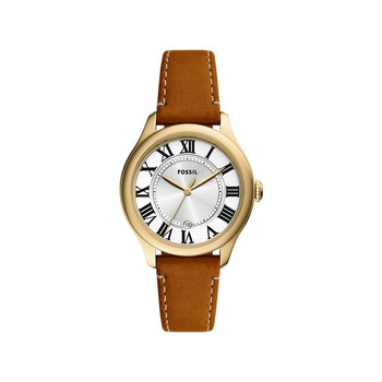 FOSSIL gilmore dameshorloge bruin leren band