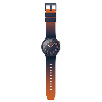 Montre SWATCH essentials mixte cadran bleu bracelet silicone bleu