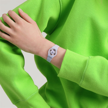 Montre SWATCH essentials femme cadran violet bracelet silicone violet