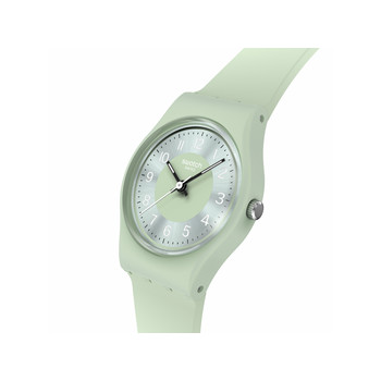 Montre SWATCH essentials femme cadran vert bracelet silicone vert