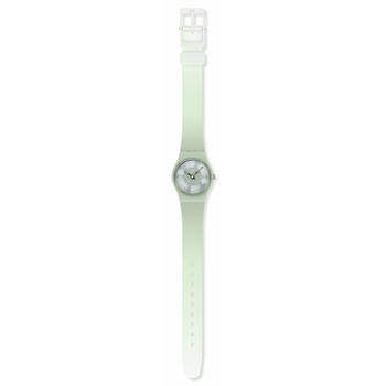 Montre SWATCH essentials femme cadran vert bracelet silicone vert