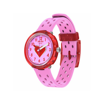 Watch FLIK FLAK bubbly hours child pink silicone bracelet
