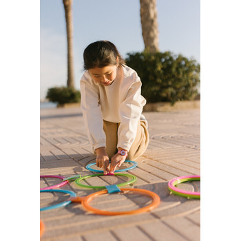 Watch FLIK FLAK bubbly hours child pink silicone bracelet