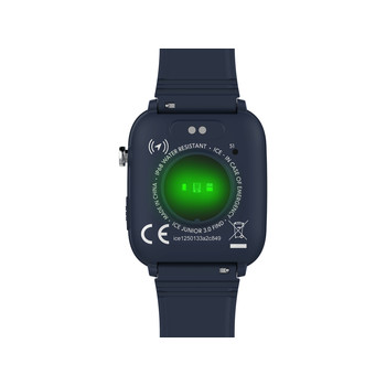 Montre ICE WATCH ice smart junior 3.0 fm enfant connecté,  boîtier plastique bleu, bracelet silicone bleu