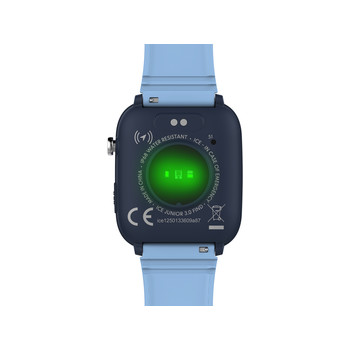 Montre ICE WATCH ice smart junior 3.0 fm enfant connecté, boîtier plastique bleu, bracelet silicone bleu