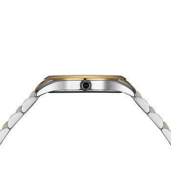 BALMAIN classic R dameshorloge roestvrijstalen schakelband tweekleurig geel